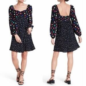 RIXO x TARGET Polka Dot Swing Dress black 0